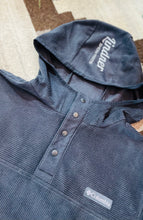 Load image into Gallery viewer, 1/2 Snap Columbia Hoodie Pullover-with Lindner logo on hood
