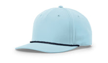 Load image into Gallery viewer, Baby Blue with Navy Rope Cap

