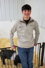 Load image into Gallery viewer, NEW!! Herringbone Oatmeal Snap Pullover
