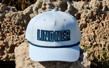 Load image into Gallery viewer, Baby Blue with Navy Rope Cap
